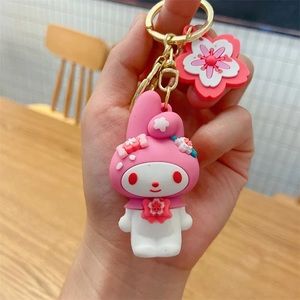 🌸My Melody Lanyard Keychain Pink Hibiscus🌸